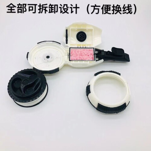 Manufacturer wholesale automatic hand-crank ink pot woodworking tool marking ruler self-rolling measuring line ink pot