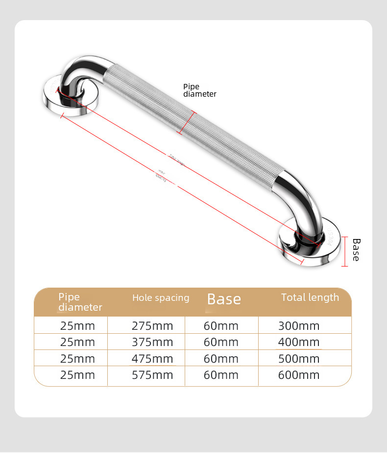 Anti-Slip Stainless Steel Handrail 15