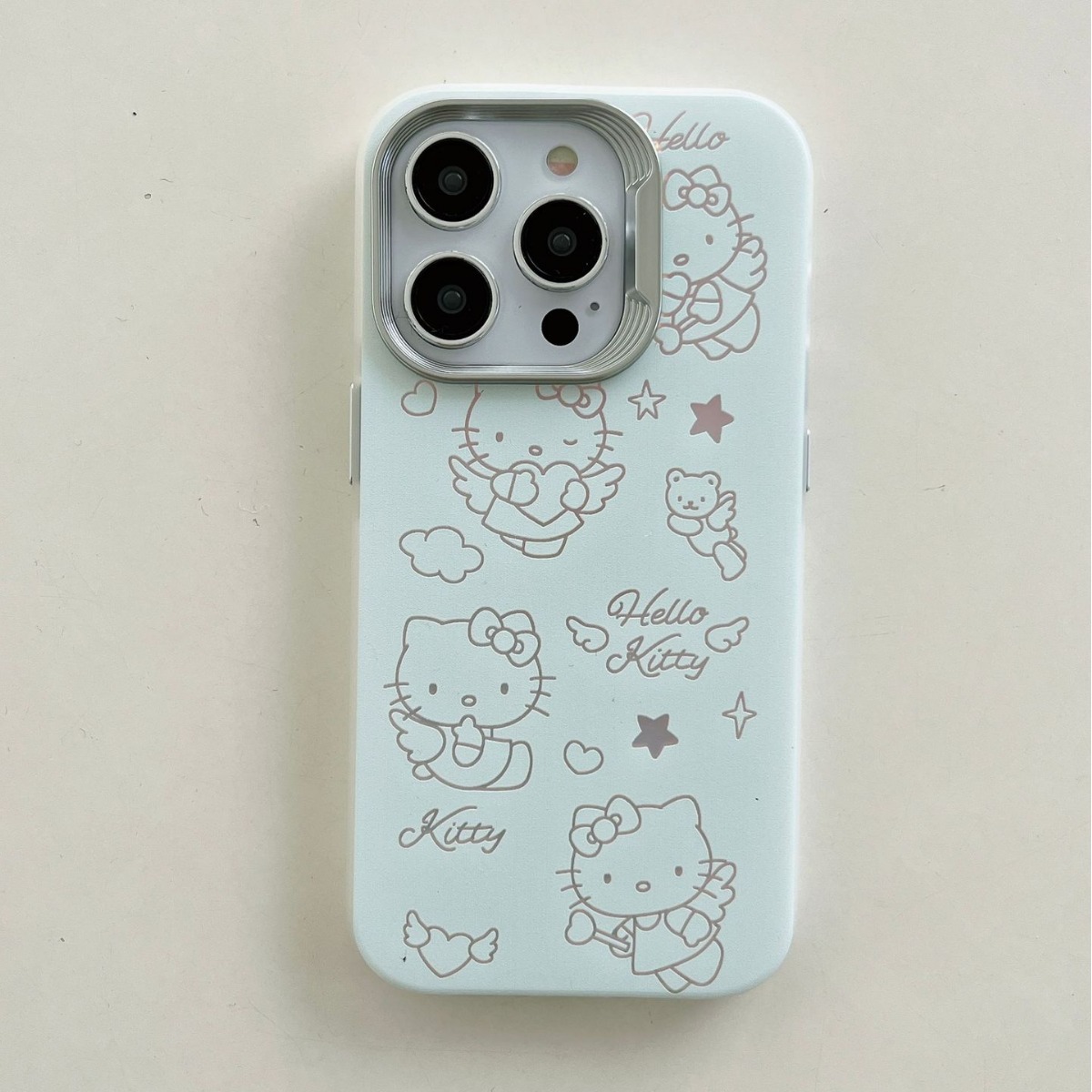 Ins lindo ángel alas gato para iPhone 13 funda para teléfono móvil 15ProMax Apple 14P hembra 12 colgante