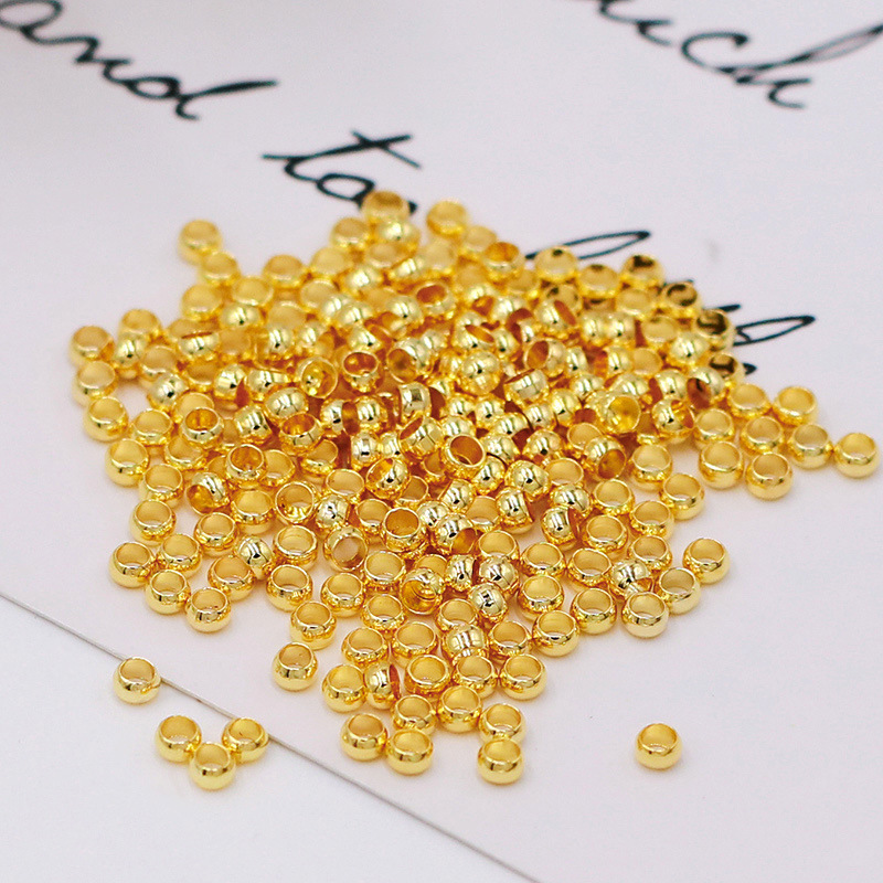 14K Gold-Plated Positioning Bead Clip Flat Fixed Finishing Pure Copper Plated 18K Real Gold DIY Handmade Beaded Bracelet Necklace D12 14K Gold-Plated Positioning Bead Clip Flat Fixed Finishing Pure Copper Plated 18K Real Gold DIY Handmade Beaded Bracelet Necklace D12