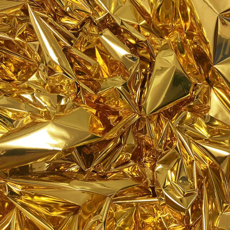 Type a gold tin film paper (1m × 1.5m ) folded hair