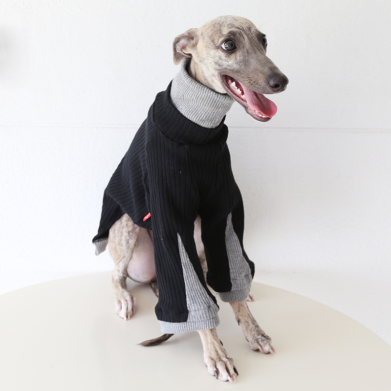 Petstyle 喇叭袖粗纱毛衣 意大利小灵缇惠比特宠物衣服跨境亚马逊|undefined