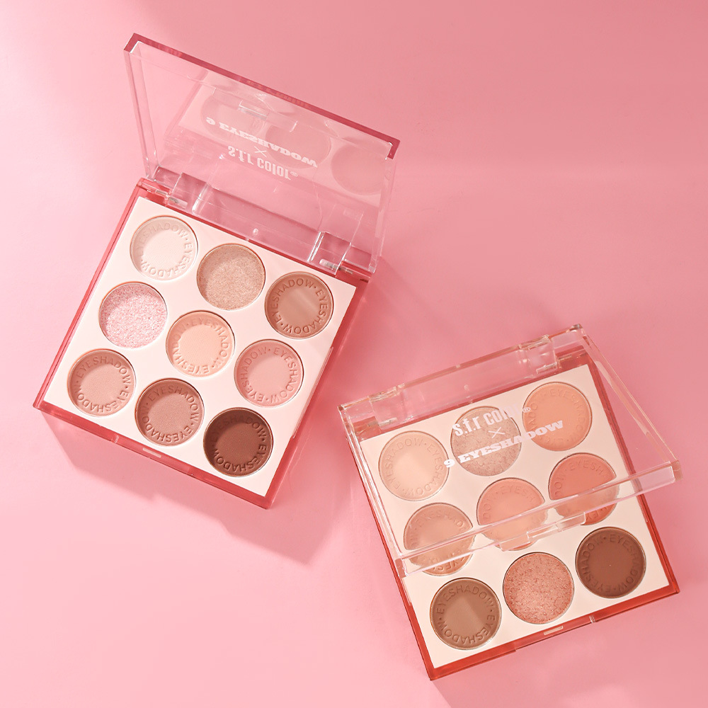 s.f.r color transfronterizo exclusivo para el desarrollo de color desnudo mate perlado desarrollo de color joven principiante nueve placas de sombra de ojos