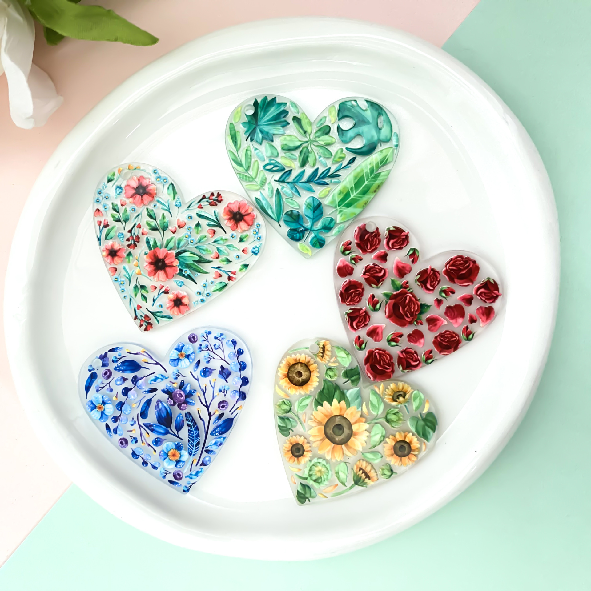 Demi-season acrylic fresh fashionable cute pendant for St…