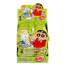 今馋乐蜡笔小新无糖冰感爆珠2gx10个盒装儿童休闲零食
