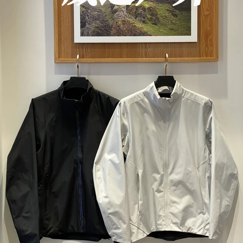 Solano Jacket Stand-Up Collar Softshell Jacket New Woven Bird Embroidery Jacket Simple Outdoor Sports Jacket Solano Jacket Stand-Up Collar Softshell Jacket New Woven Bird Embroidery Jacket Simple Outdoor Sports Jacket