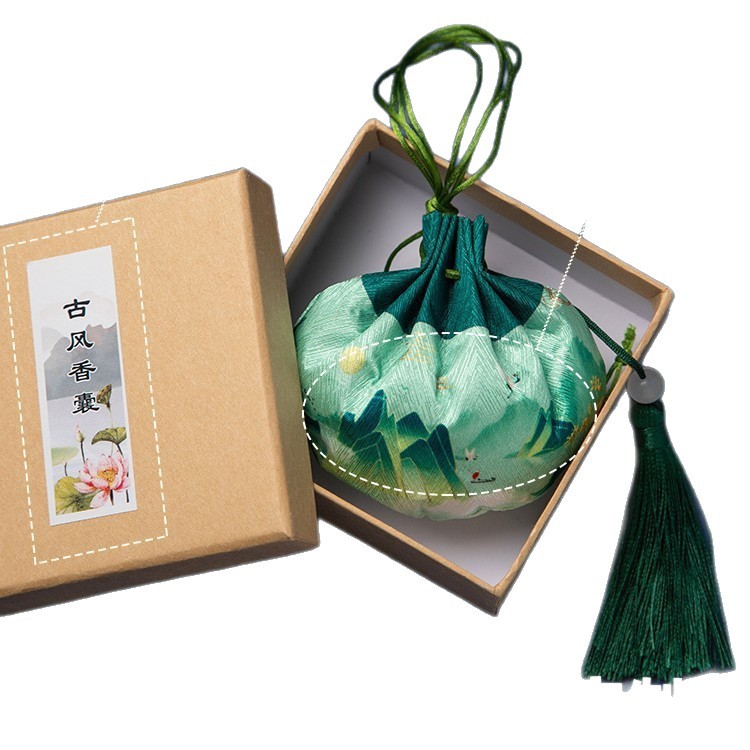 Bolsa vacía, bolso de impresión bordado antiguo, colgante de carro, bolso de mosquitos, festival del dragón, bolso de moda nacional