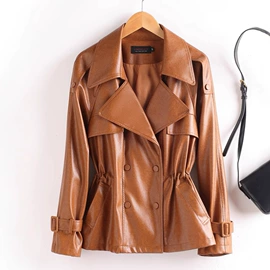 女式皮衣;羽绒服;休闲裤