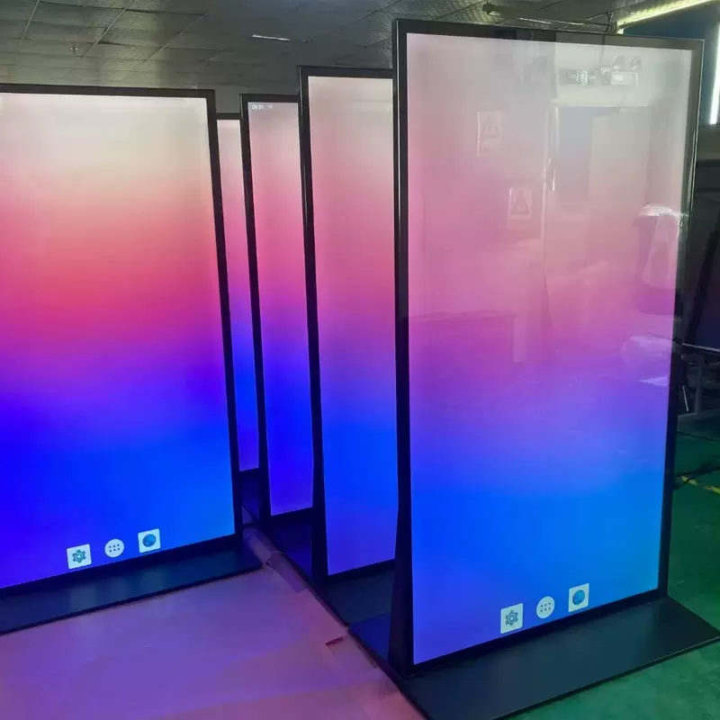 64/69寸全面屏条形触摸一体机 65/69.3/85寸立式全面屏广告机