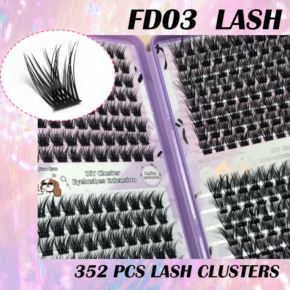 Comercio exterior gran capacidad FD03 densa mezcla de pestañas libro gripe europea y americana un solo injerto de pestañas falsas