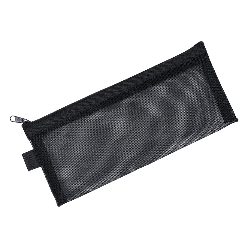 Caja de lápiz de malla bolsa de papelería transparente coreano simple examen de estudiante Portátil Bolsa de lápiz especial bolsa de cremallera bolsa de billetes