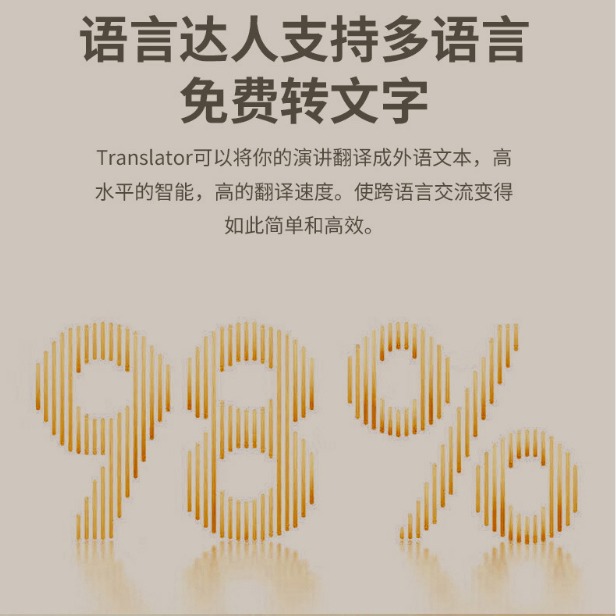 Máquina de grabación y traducción Teléfono móvil Reproductor de artefactos y grabadora inteligente fuera de línea adecuada para entrevistas de conferencias Resumen