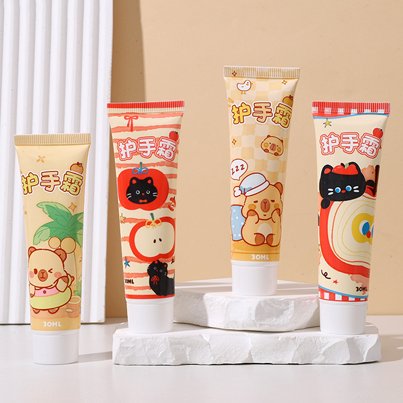 25年新款卡皮巴拉护手霜女补水保湿防干裂滋润小支装30ml便携手霜