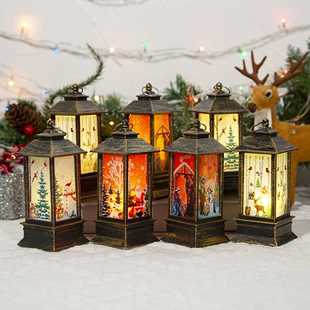 Christmas decorations, LED square lamp, electronic night light