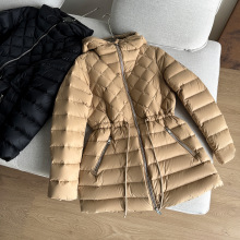 大牌同款轻薄羽绒服女中长款收腰修身显瘦2025秋冬新款高端欧货