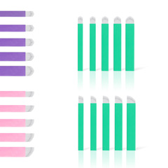 Semi-embroidered eyebrow bleaching eyebrow line blade blue-pattern embroidery needle blade green skin pink skin purple skin 18-pattern eyebrow needle supplies tools beauty cosmetics