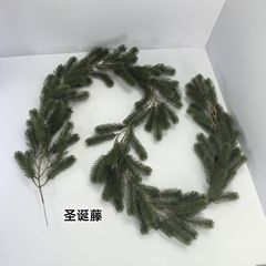 北欧アメリカンクリスマス松葉とヒノキの柔らかい接着剤緑の装飾籐階段巻きクロスボーダーサプライヒノキの葉と松の葉