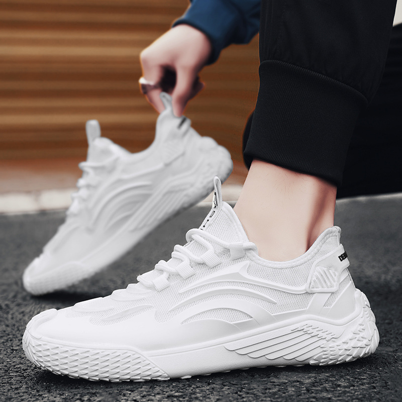 Low casual breathable thin summer sneakers with shoelaces platform
