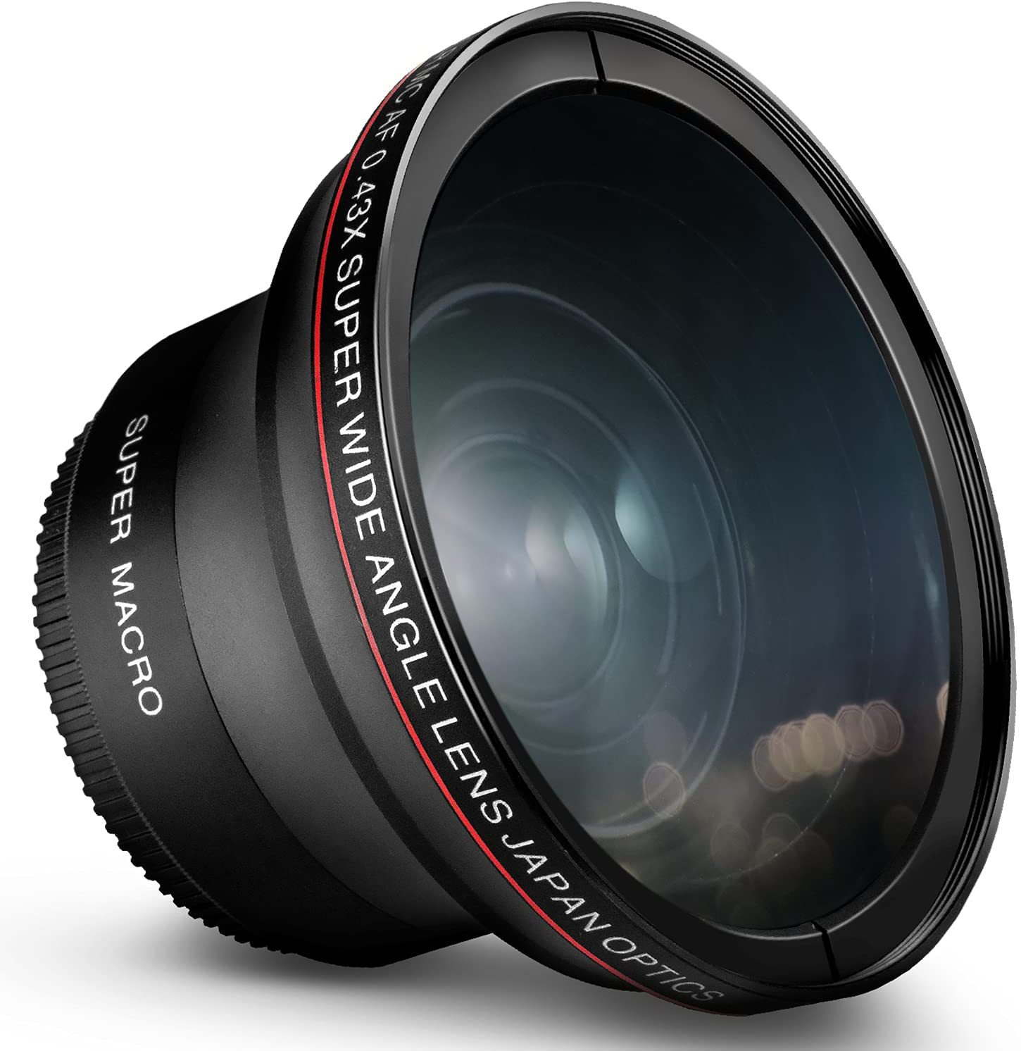厂家直销 适用于佳能尼康55MM0.43X鱼眼相机附加镜头 超级广角镜