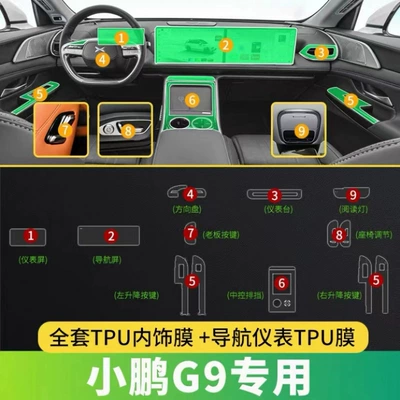Transparent TPU Protective Film Modification — Car interior film - full-interior-set