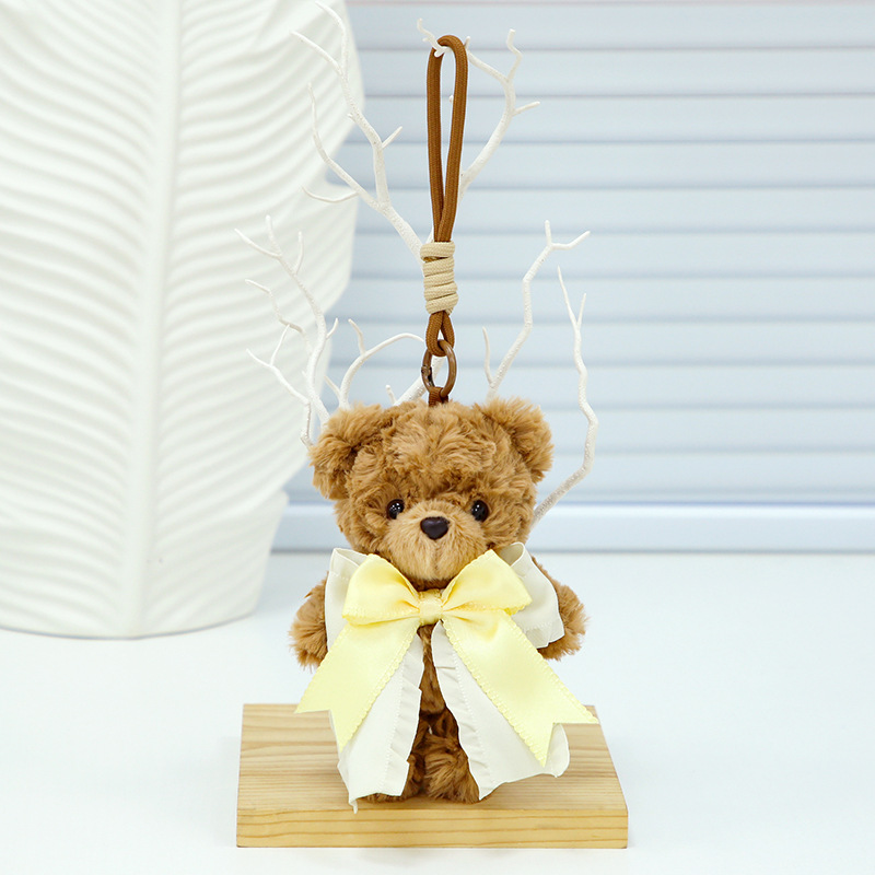 Bella Bear Pendant-Dark Brown