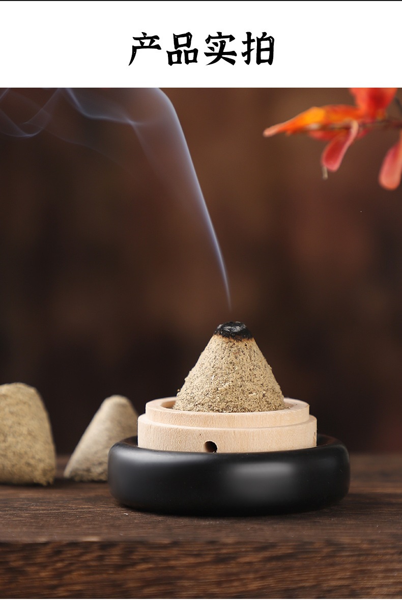 Bian Stone Moxibustion Jade Holder Navel Warming Tool with Ginger and Salt Moxa Support for Wellness Massage quality and texture