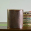 Copper Tea cake storage box dark tea Packaging box Sealed box Seven tea cakes Brick box tea tray Pu'er tea Tea pot