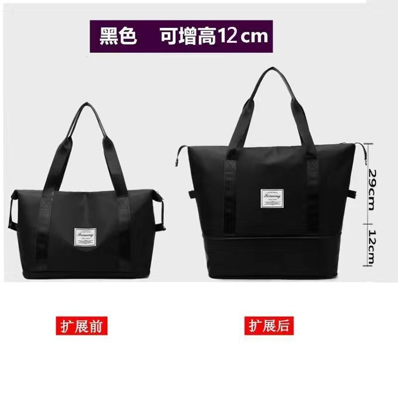 Bolsa de viaje de gran capacidad portátil de gran capacidad polea bolsa de equipaje impermeable en espera de producción bolsa de viaje de negocios corta distancia