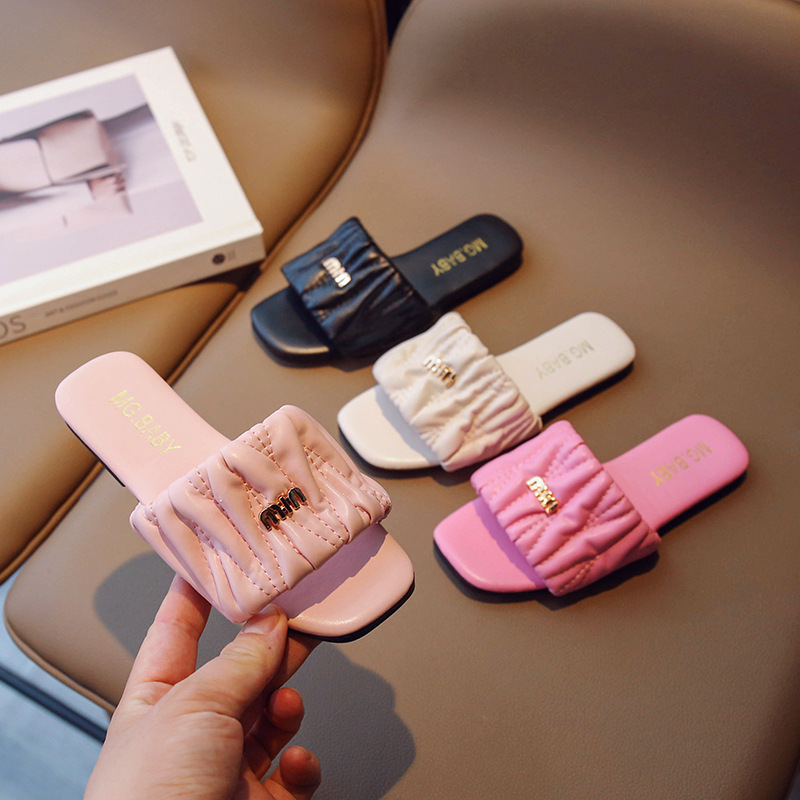 Girls Princess Sandals 2025 Summer New Soft Sole Indoor and Outdoor Large, Medium and Small Children's Sandals Trendy