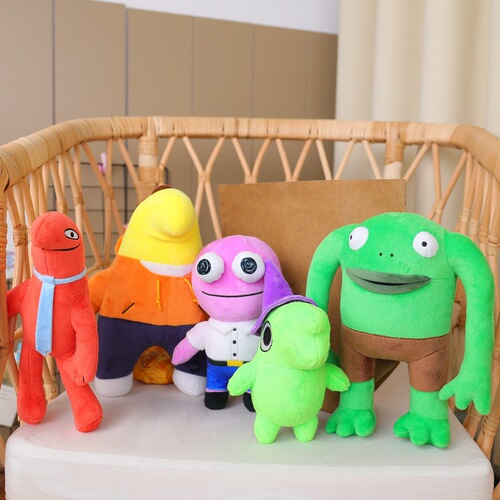 Hot-selling Cross-Border Smiling Friends Merchandise: Adorable Mr. Frog Plush Toy