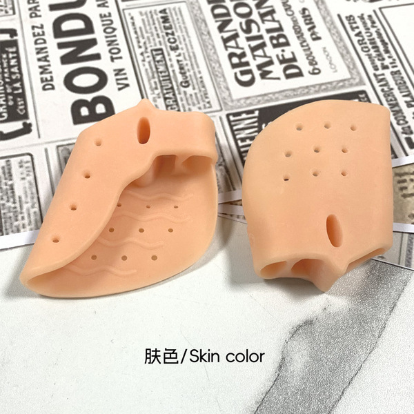 Three-Hole Toe Separator to Organize Overlapping Toes, Toe Separator, Three-Finger Corrector, Silicone Forefoot Pad Isolation