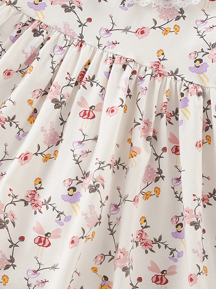 Vestido de niña malwee transfronterizo nuevo vestido de verano de manga corta vestido de princesa para niños pequeños y medianos europeos y americanos