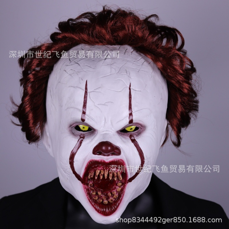 Nuevo casco de máscara de terror payaso que regresa al alma 2 cosplay casco de Halloween estación independiente transfronteriza explosión