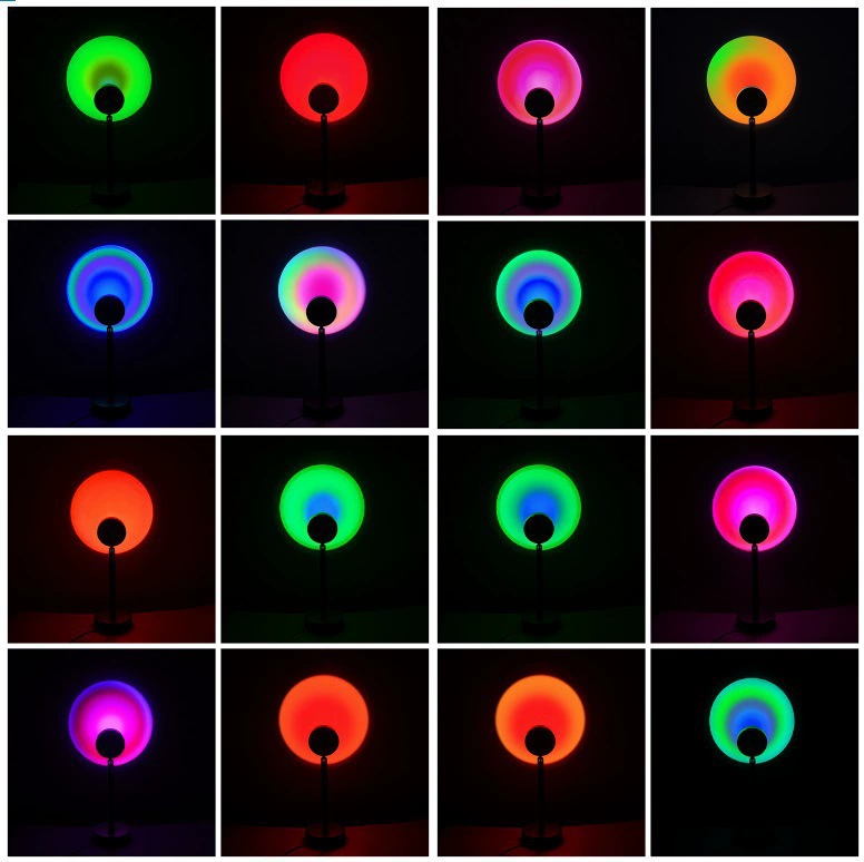 Amazon sunset light app remote control color transformer projor -projection light eight -claw fish falling sunlight live atmosphere APP sunset lamp