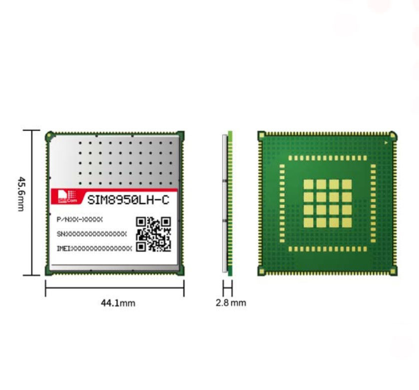 SIM8950LH-C SIMCOM GSM/GPRS/EDGE 4G无线通信LTE Cat 4智能模块