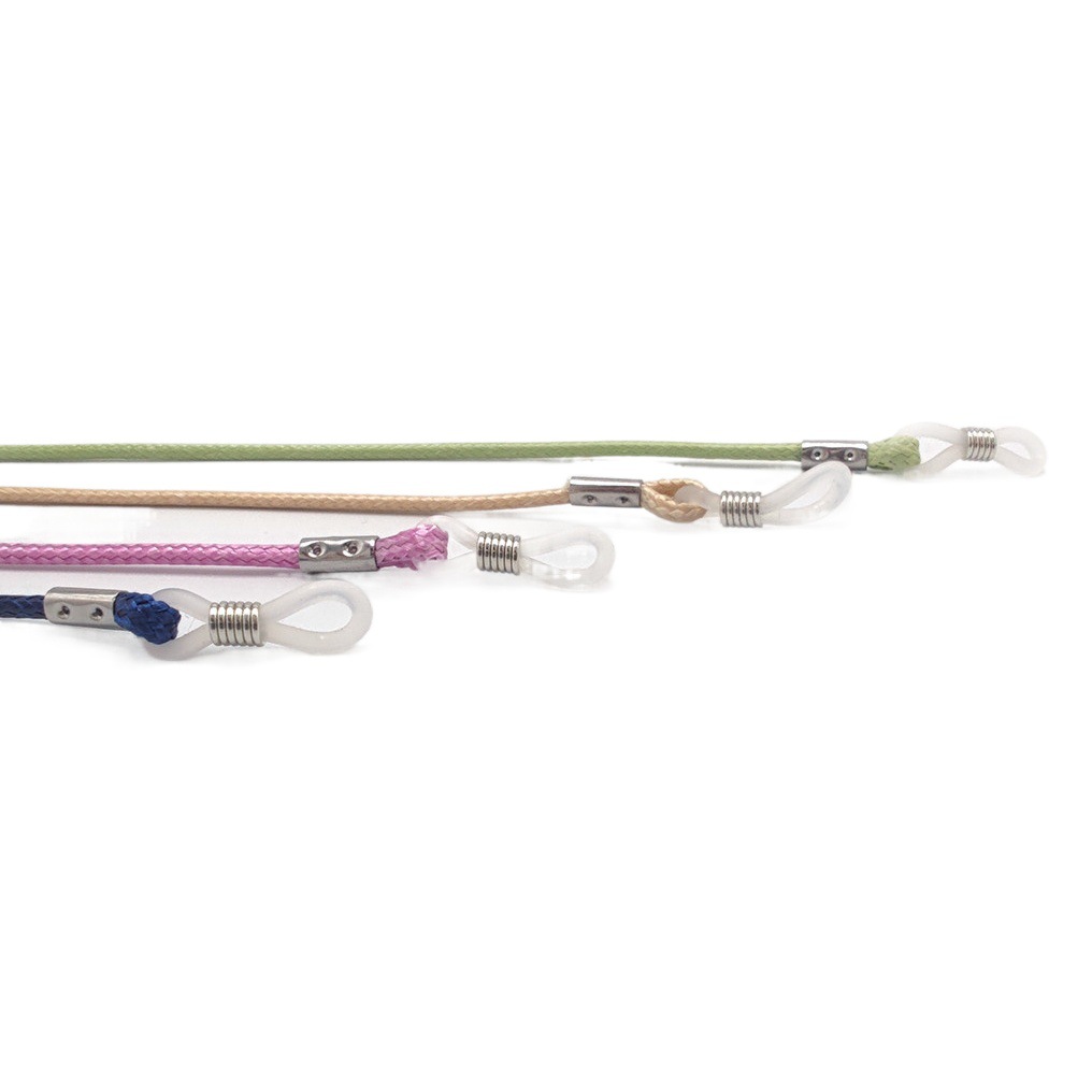 Factory Direct Supply Simple and Stylish Waxed Eyeglass Cord Eyeglass Chain Anti-Drop Cord Anti-Slip Cord Anti-Slip Eyeglass Cord