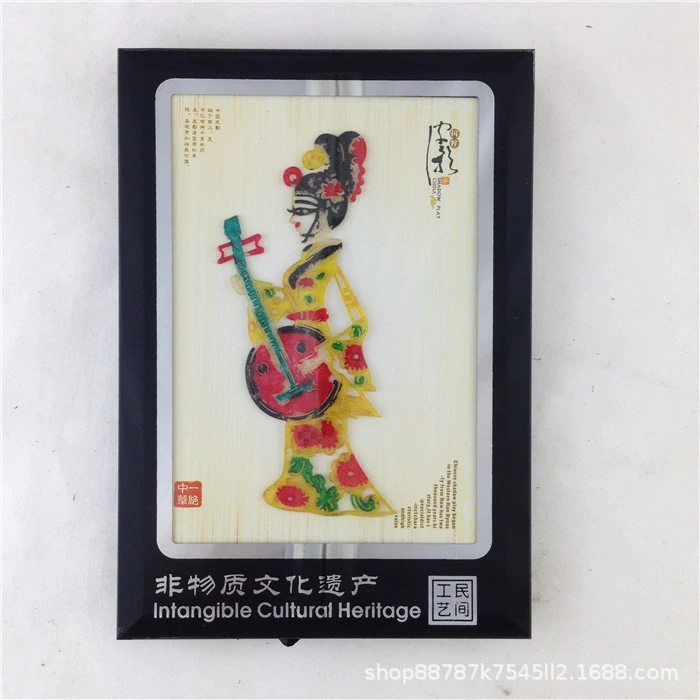 Shadow Shaanxi Shaanxi Shadow Play Display Desktop Swing Китайская характеристика На занятиях школьный подарок для иностранных школьников