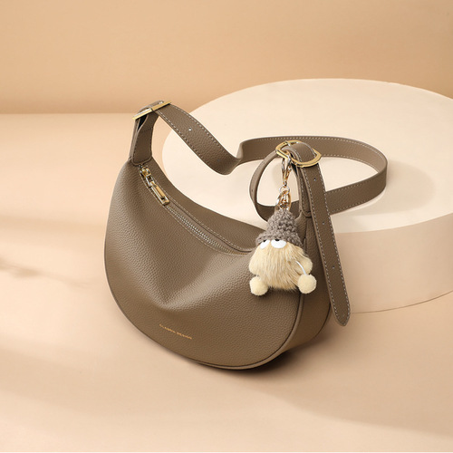 Lady Bag  New Crossbody Bag Genuine Leather Underarm Bag Bags High-End Sense of Elegance Exquisite Dumpling Bag Shoulder Bag