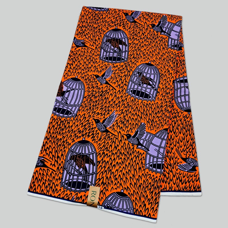 现货非洲全棉蜡染布批发零售Cotton African Wax Fabric6码蜡布