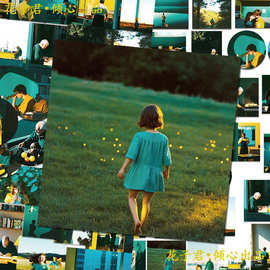 50张黄金时段纪录片贴纸精美清晰图片孤独治愈时刻创意diy手机壳