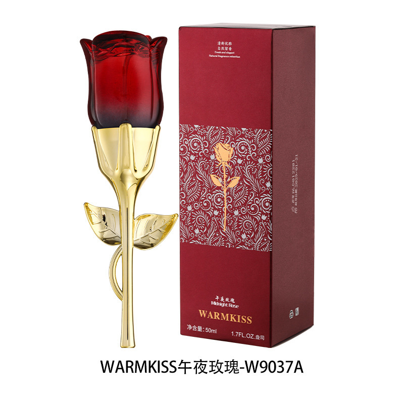 Douyin explosite Midnight Rose Perfume para mujer, fragancia floral fresca natural, fragancia ligera, explosión transfronteriza duradera al por mayor