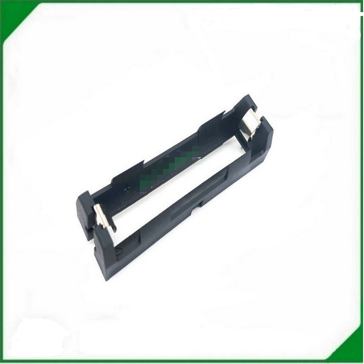 尼龙耐高温18650电池盒 尼龙18650镀金电池座 单节18650尼龙镀金