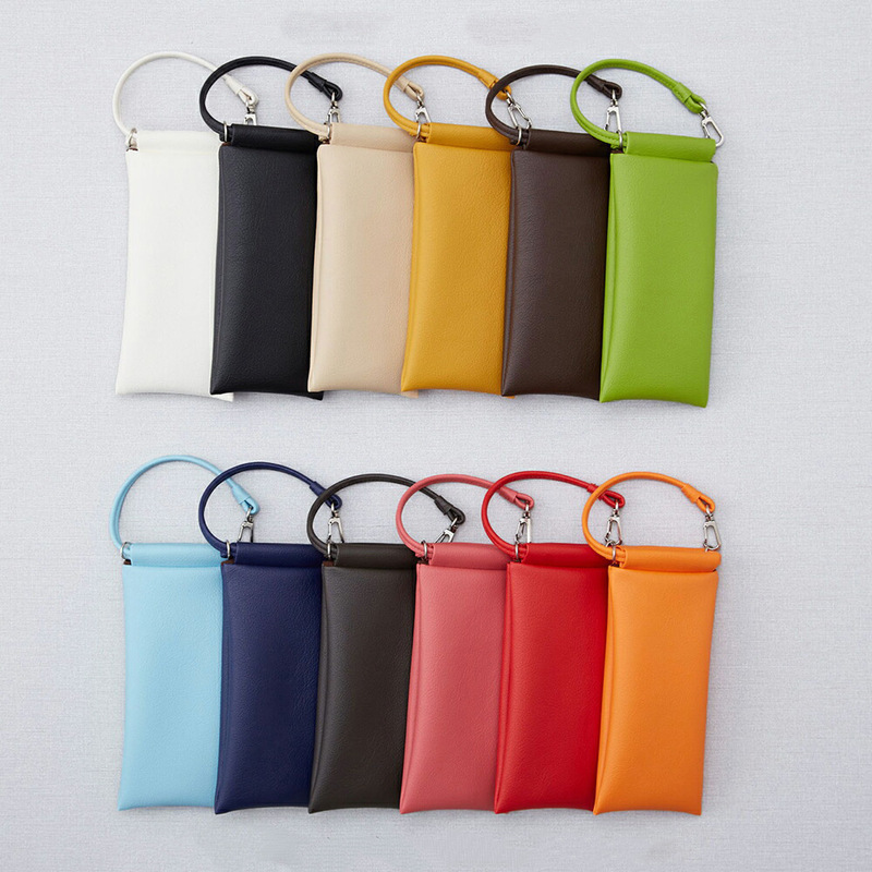 Travel Portable Glasses Case, Faux Leather Soft Sunglasses Case, Ultra-Thin Personalized Sunglasses Case