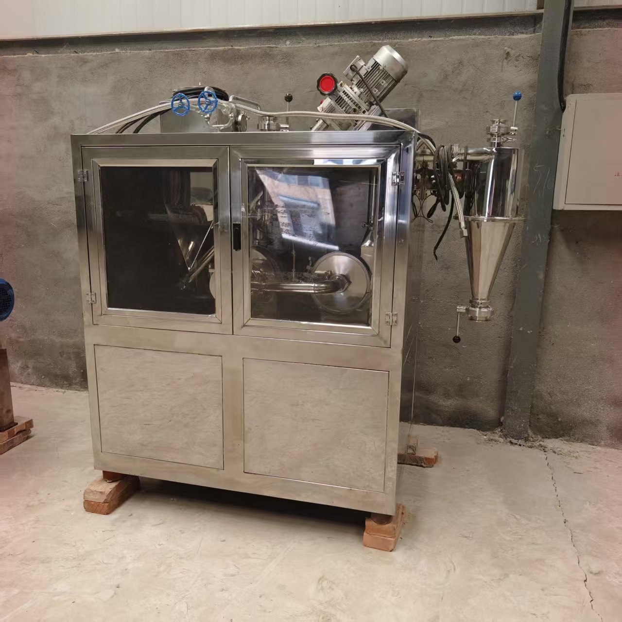 二手液氮超微粉碎机250型 450实验室小型芝麻冷冻低温深冷磨粉机