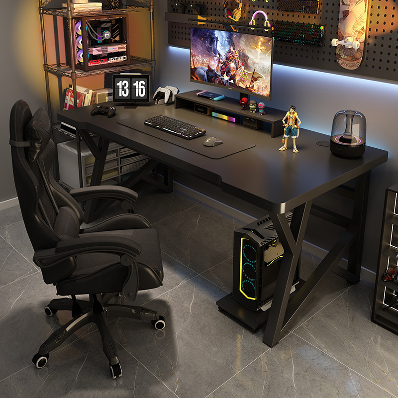 Computer Desk Desktop Home Office Desk Simple Desk Workbench Bedroom E-Sports Table and Chair Desk Student Writing Desk