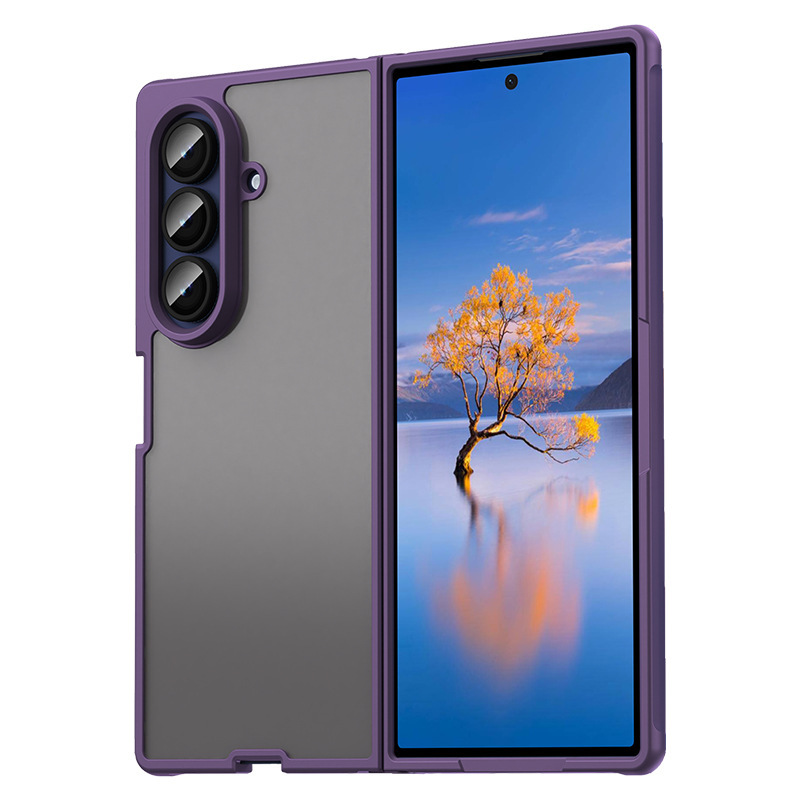 Galaxy Z Flip7 保護カバー Samsung Z Fold7 携帯電話ケース 肌に優しい PC+TPU 落下防止つや消しに適しています。|undefined