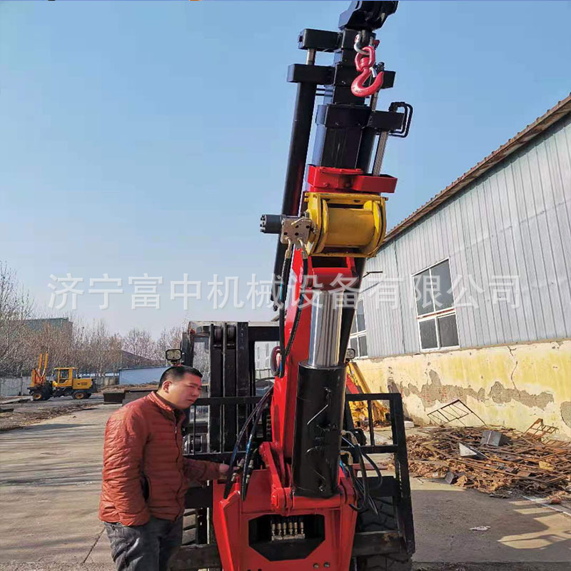 路灯电线杆固定叉车吊 盖屋吊房梁叉车高空作业吊 叉车吊厂家