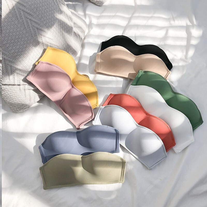 Tube Top Non-slip Strapless Women's Underwear Shoulder All-match Push-up Bra