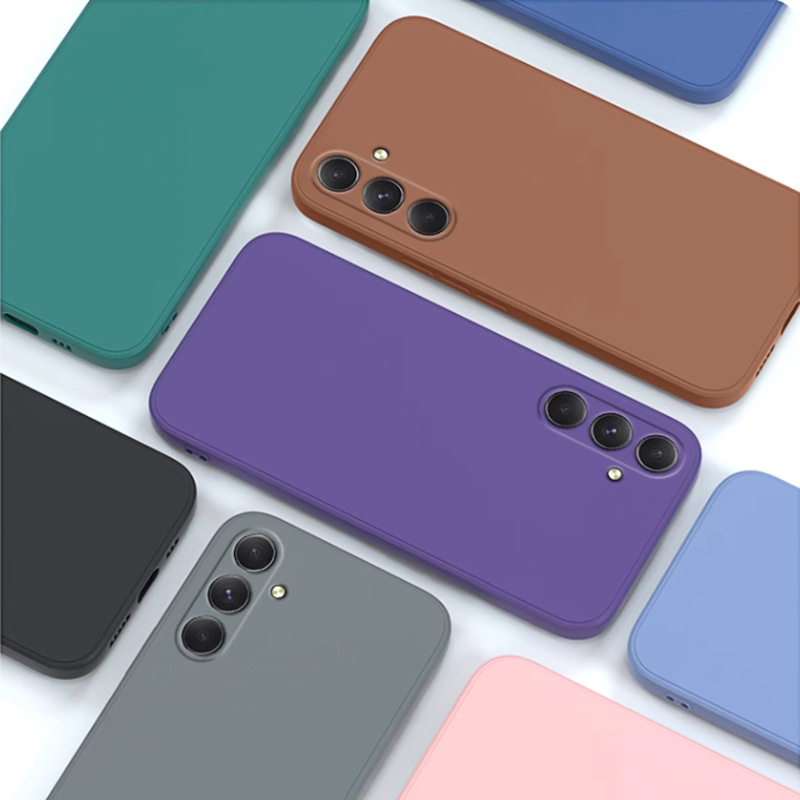 Suitable for Samsung A17 A07 A36 Soft Silicone A54 A24 A05S Liquid Phone Case A14 A16 Protective Cover