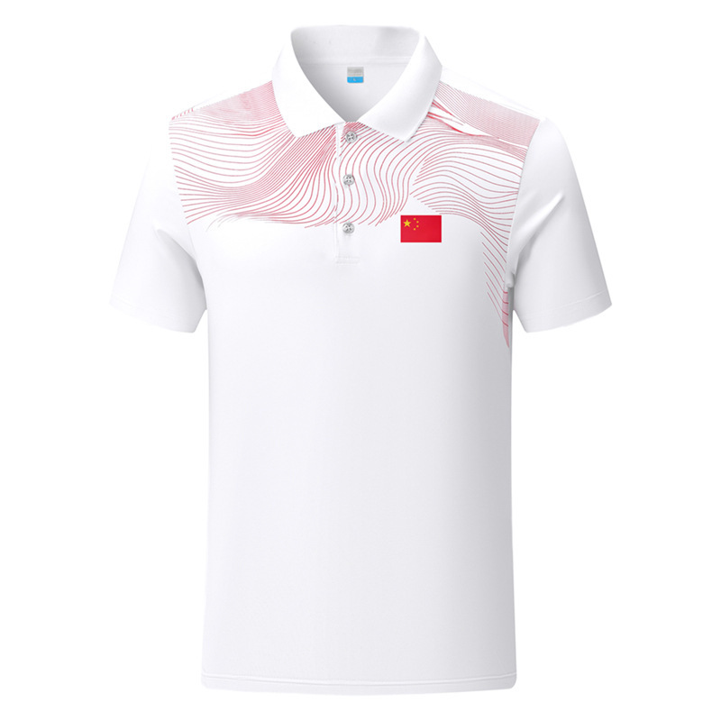 China Team's New Summer Quick-Drying Short-Sleeved T-Shirt Men's and Women's Sports Training Coach Uniforms Tennis Badminton Group Uniforms China Team's New Summer Quick-Drying Short-Sleeved T-Shirt Men's and Women's Sports Training Coach Uniforms Tennis Badminton Group Uniforms